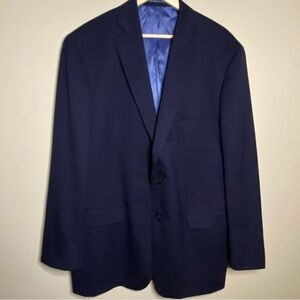 Hart Schaffner Marx Navy Blue Sport Coat